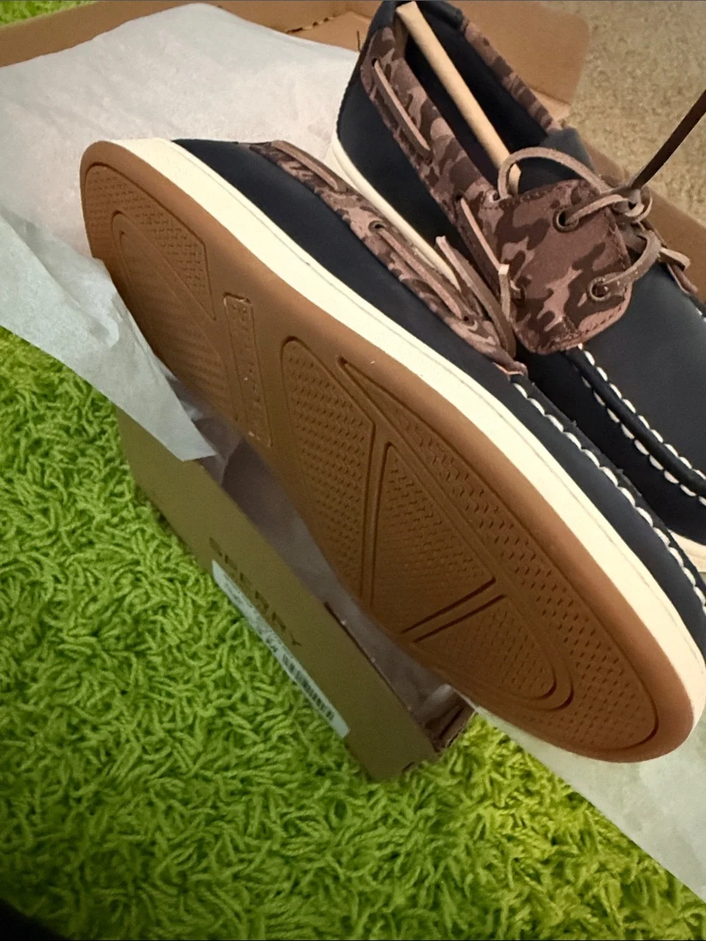 *NEW!* Sperry Boat Shoes - Navy/Camo